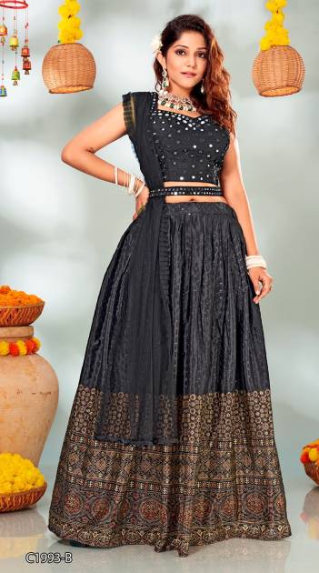 C 1993 By Amoha Designer Partywear Ready To Wear Lehenga Choli Collection